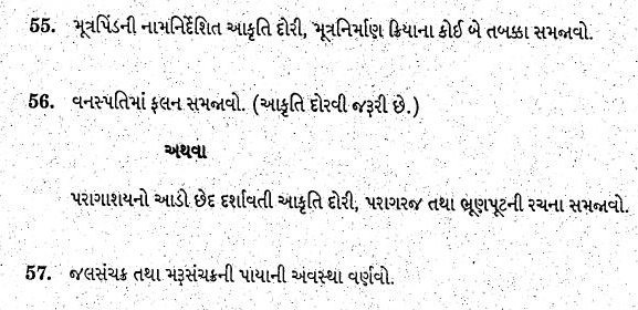 Gujarat Board Class XII Question Papers (Gujarati Medium) 2009 - Biology