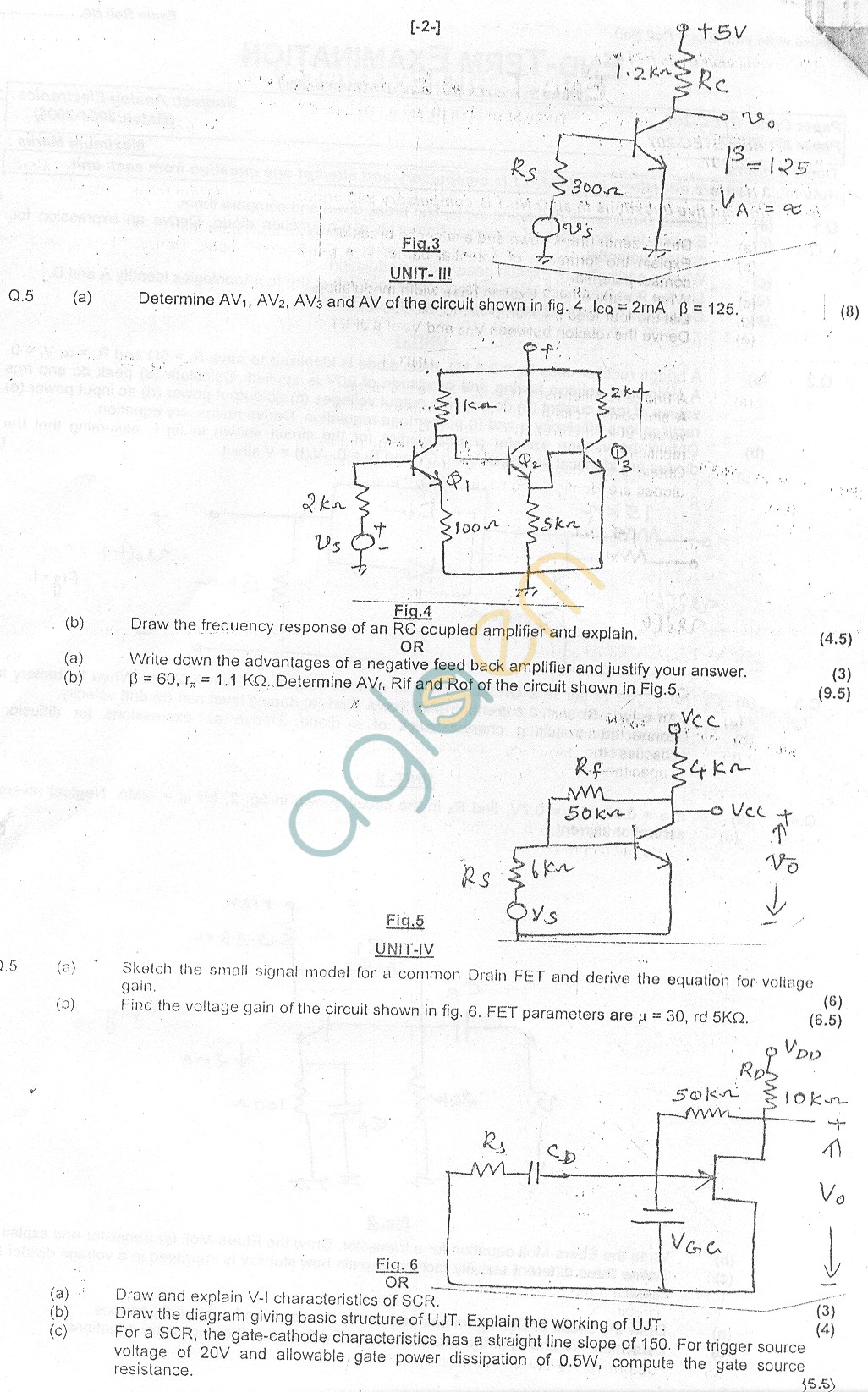 GGSIPU Question Papers Third Semester  End Term 2007  ETEE-203