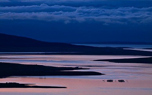 sunset sea summer seascape landscape island evening lowlight orkney dramatic isles fishfarm