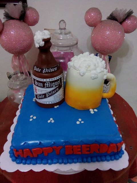 Beer and Mug Cake by Vilma Flores