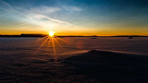 winter sun lake snow sunrise finland shore jyväskylä centralfinland jyväskyläsubregion