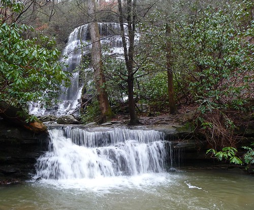 county sc yellow waterfall branch hiking southcarolina hike waterfalls co oconee yellowbranch