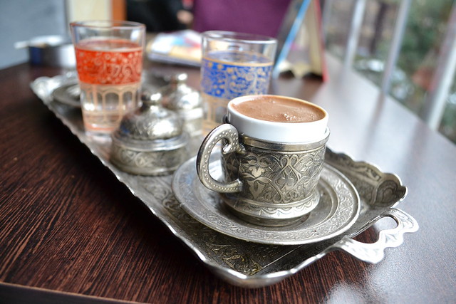 Istanbul: Turkish coffee at the bar down the street