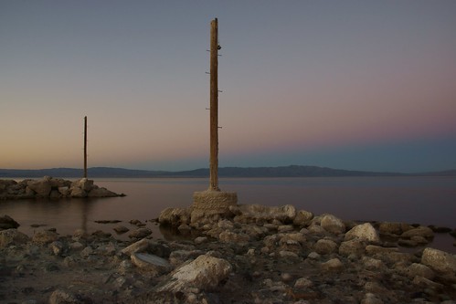 california sunset sea lake abandoned water landscape ruins desert dusk empty sony salt alpha salton a65