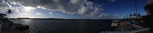 Panoramic view of Hamilton Bay, Bermuda