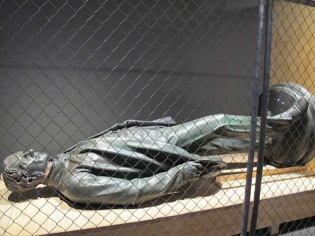 John Robert Godley statue at the Quake City exhibition, Friday 15 February 2013