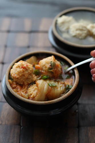 Kimchi Matzoh Ball Soup