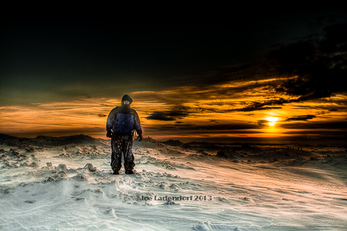 winter snow ice sunrise michigan upperpeninsula lakesuperior whitefishpoint hikingjoe