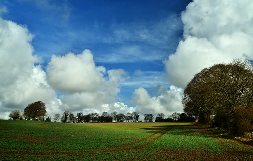 uk trees light shadow england sky sun white southwest tree green english field lines clouds rural landscape nikon track place britain farm country hill farming tracks bluesky cotswolds gloucestershire shade agriculture stroud d600 englishness eastcombe