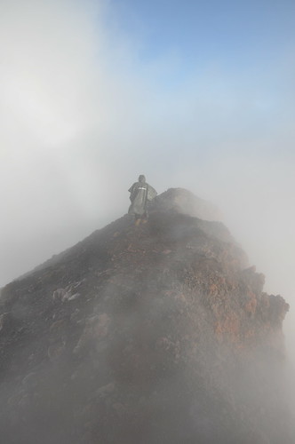 camp cloud sumatra indonesia volcano asia smoke south steam east crater gunung volcanic highest kerinci