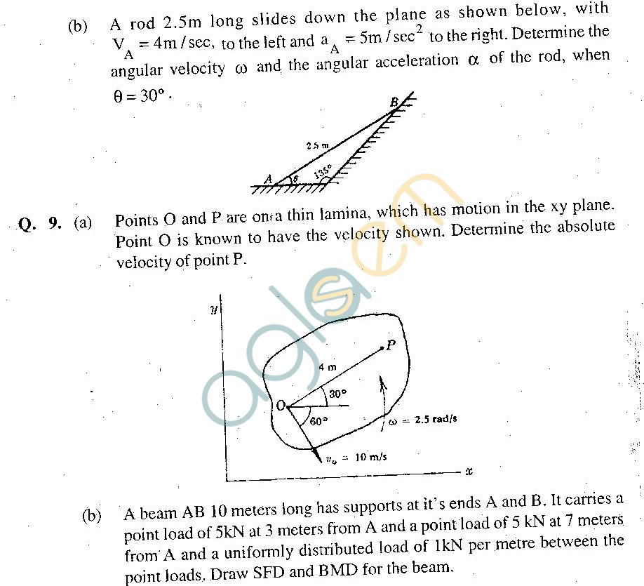 GGSIPU Question Papers Second Semester  end Term 2011  ETME -110