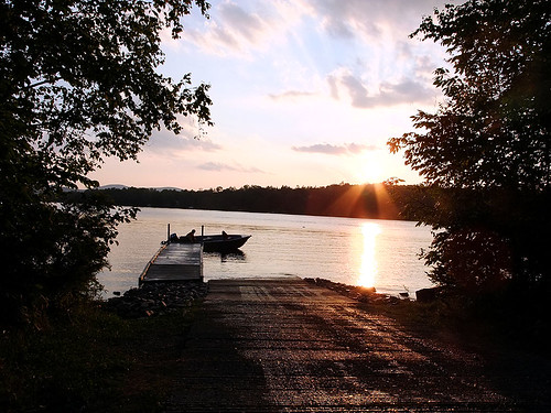 sunset lake maine