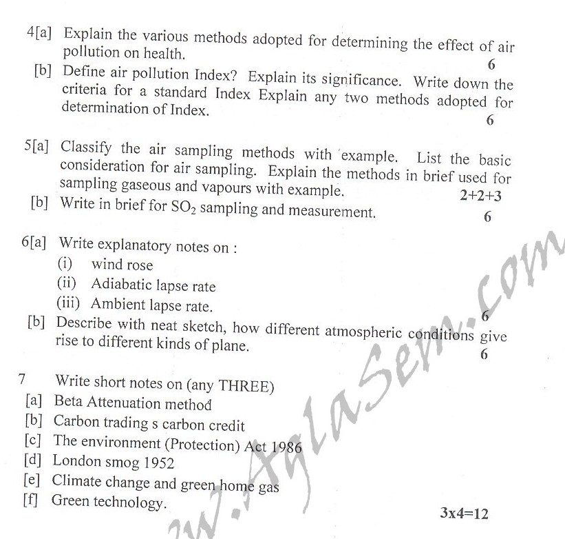 DTU Question Papers 2010 – 6 Semester - End Sem - ENE-313