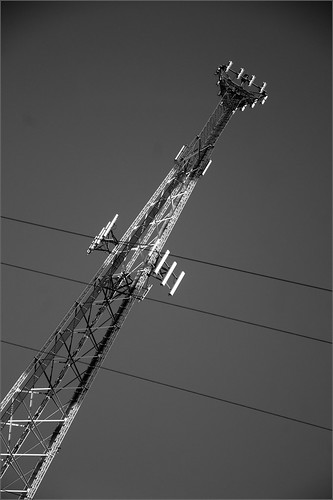 sky bw tower raw telephone cellphone powerlines d300 joeldinda