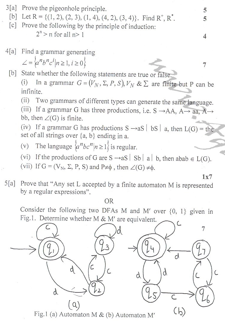 DTU Question Papers 2010  6 Semester - End Sem - IT-314