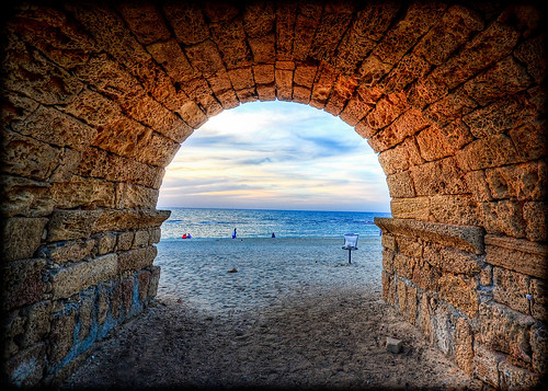 beach israel nikon gate sigma wideangle 11 explore present 1020mm past caesarea hdr romans d5100 15022013