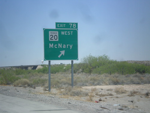 sign texas intersection i10 biggreensign hudspethcounty tx20 freewayjunction
