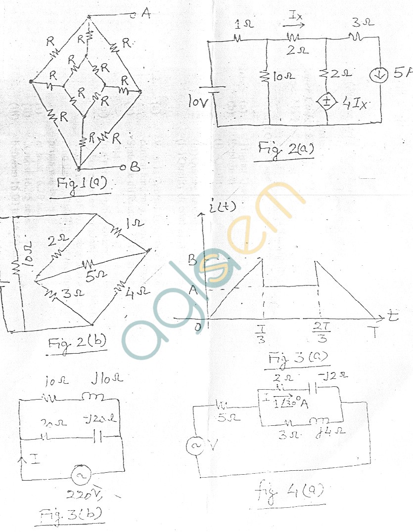 GGSIPU Question Papers Second Semester  First Term 2007  ETEC-112