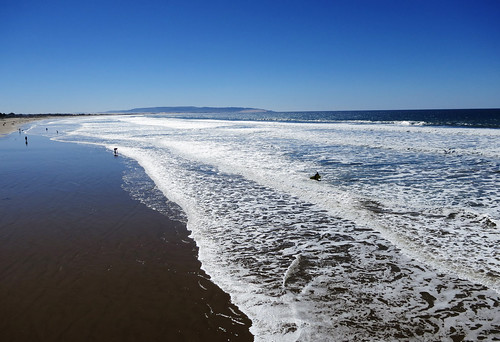 ocean california usa seascape beach water landscape day waves pacific shoreline clear shore pismobeach undertow unitedstated canonpowershots100