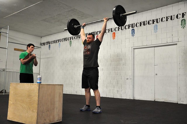 CrossFit Open Workout 13.3 -- working to earn the beer