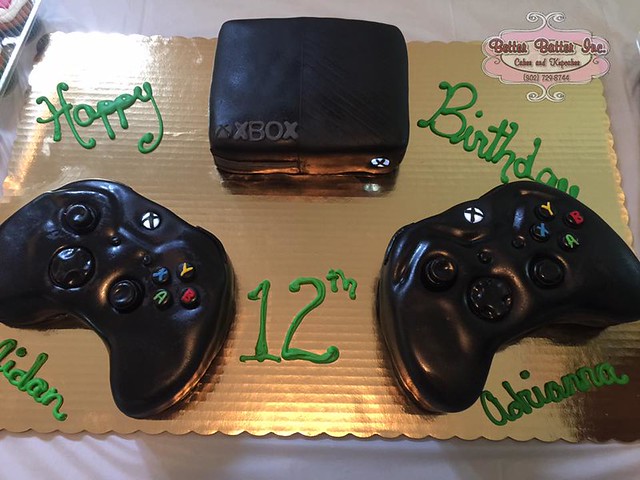 Xbox One Themed Cake by Ciara Barber of Better Batter Inc.