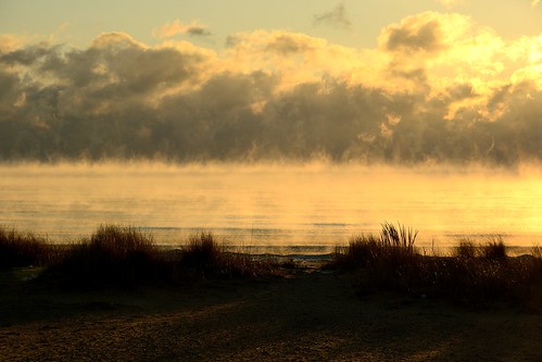 lake cold beach sunrise nikon steam lakemichigan frigid belowzero d3100 devilducmike frigidsunrise steamnado