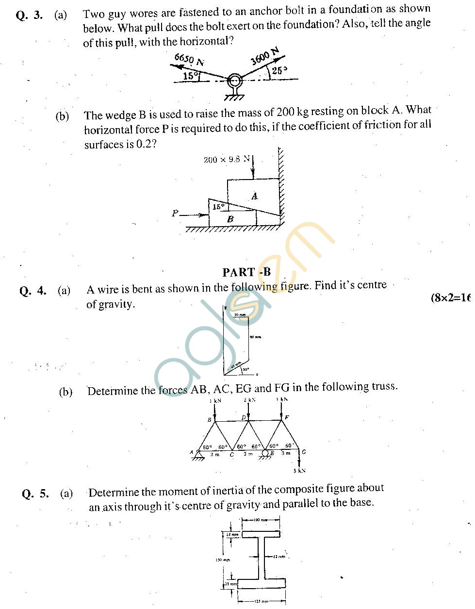 GGSIPU Question Papers Second Semester – end Term 2011 – ETME -110