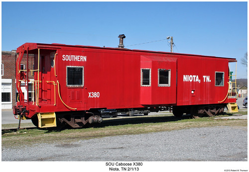 railroad train cabin tennessee cab railway trains caboose southern railcar traincar sr sou rollingstock niota cabincar