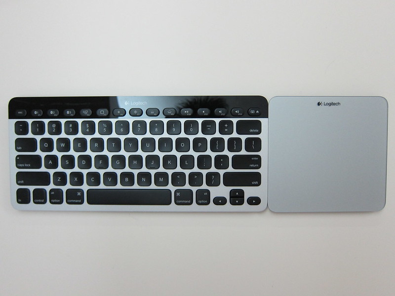 Logitech Rechargeable Trackpad for Mac (T651) - With Logitech Bluetooth Easy-Switch Keyboard (K811)