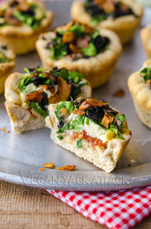 These delectable Mini Pizza Pies are not only adorable, but fun to make and vegan! They serve as a great appetizer, and are very kid-friendly.