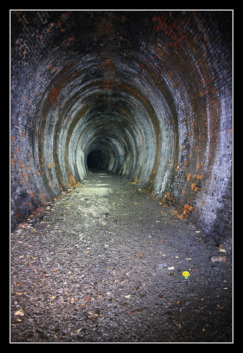 brick abandoned underground tunnel peebles borders singleline dismantledrailway symingtonbiggarandbroughtonrailway neidpathtunnel