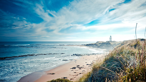 newzealand lighthouse beach point groen day cloudy waipapa