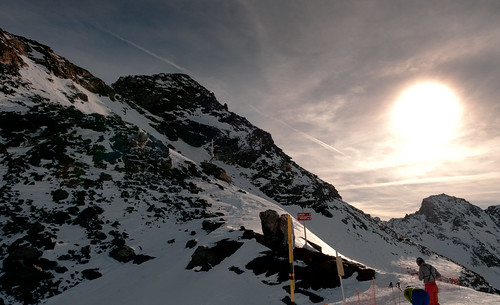 sunset ski mountains nikon valthorens piste nikkorafs1755mmf28g d300s