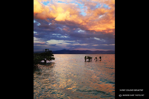 sunset portrait water clouds port colours shot australia super reflected augusta supershot