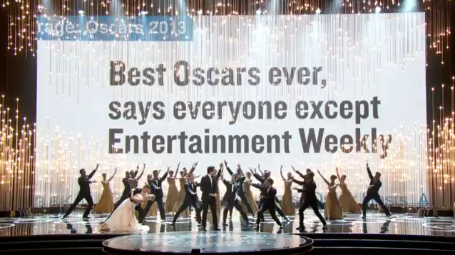 Best Oscars Ever Says Everyone Except Entertainment Weekly