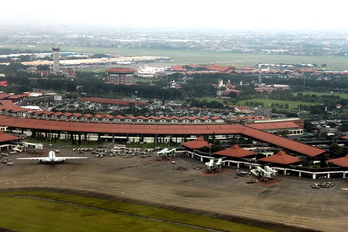 indonesia airport view aerial international jakarta jkt sukarno hatta cengkareng cgk soekarno dki konomark
