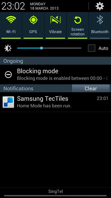 Samsung TecTiles App