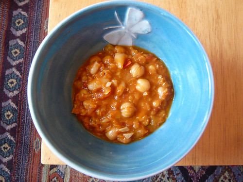 Moroccan bean stew