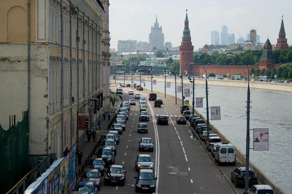 traffic in Moscow