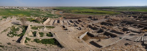 archaia beersheva ironage israel negev site panorama
