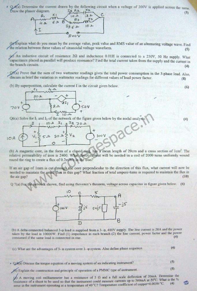 NSIT Question Papers 2012  2 Semester - End Sem - COE-IC-115