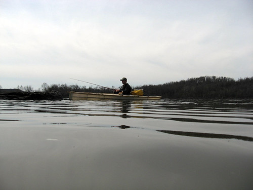 kayaking stockton lake - aldrich waterfowl refuge
