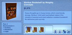 Nimbus Bookshelf by Weighty Concepts