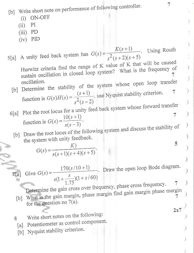 DTU Question Papers 2010  6 Semester - End Sem - COE-314