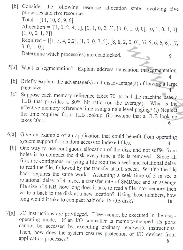 DTU Question Papers 2010  6 Semester - End Sem - COE-313