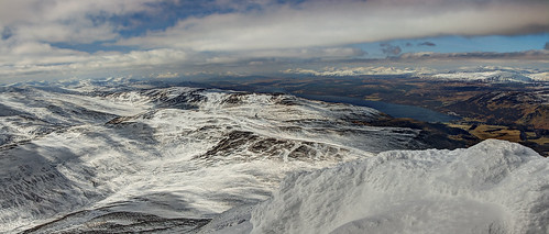 winter mountain landscape scotland munro