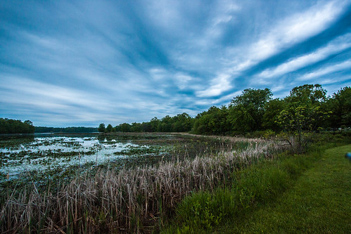 lake landscape spring day cloudy pennsylvania poconos minsilake