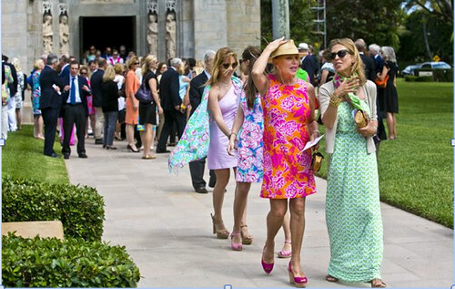 Fashion at Lilly's funeral