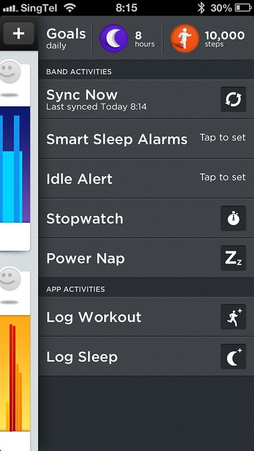 Jawbone UP iOS App