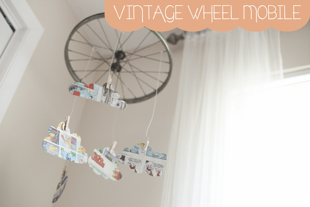 vintage wheel mobile
